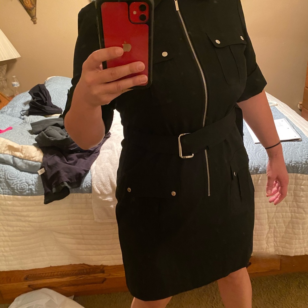 Michael Kors button down belt dress